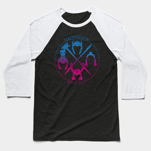 Ragnarok Neon Baseball T-Shirt by Andriu